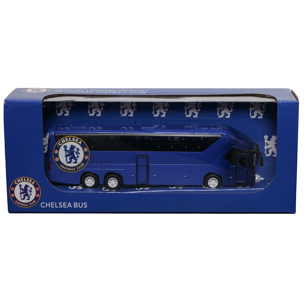 Diecast Metal Replica Chelsea FC Team Bus with Functioning Features