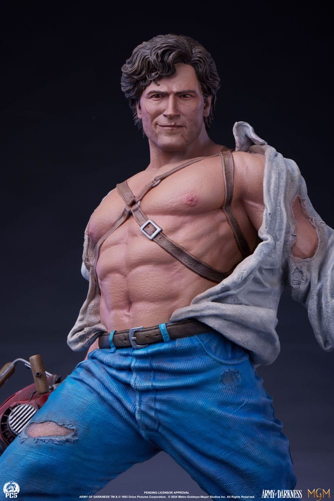 Army of Darkness Premier Series 1/4 Scale Ash Statue - Highly Detailed Collectible