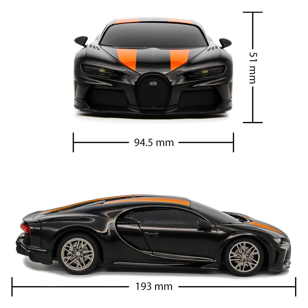 1:24 Scale Remote - Controlled Bugatti Chiron Supersport Toy Car for Enthusiasts
