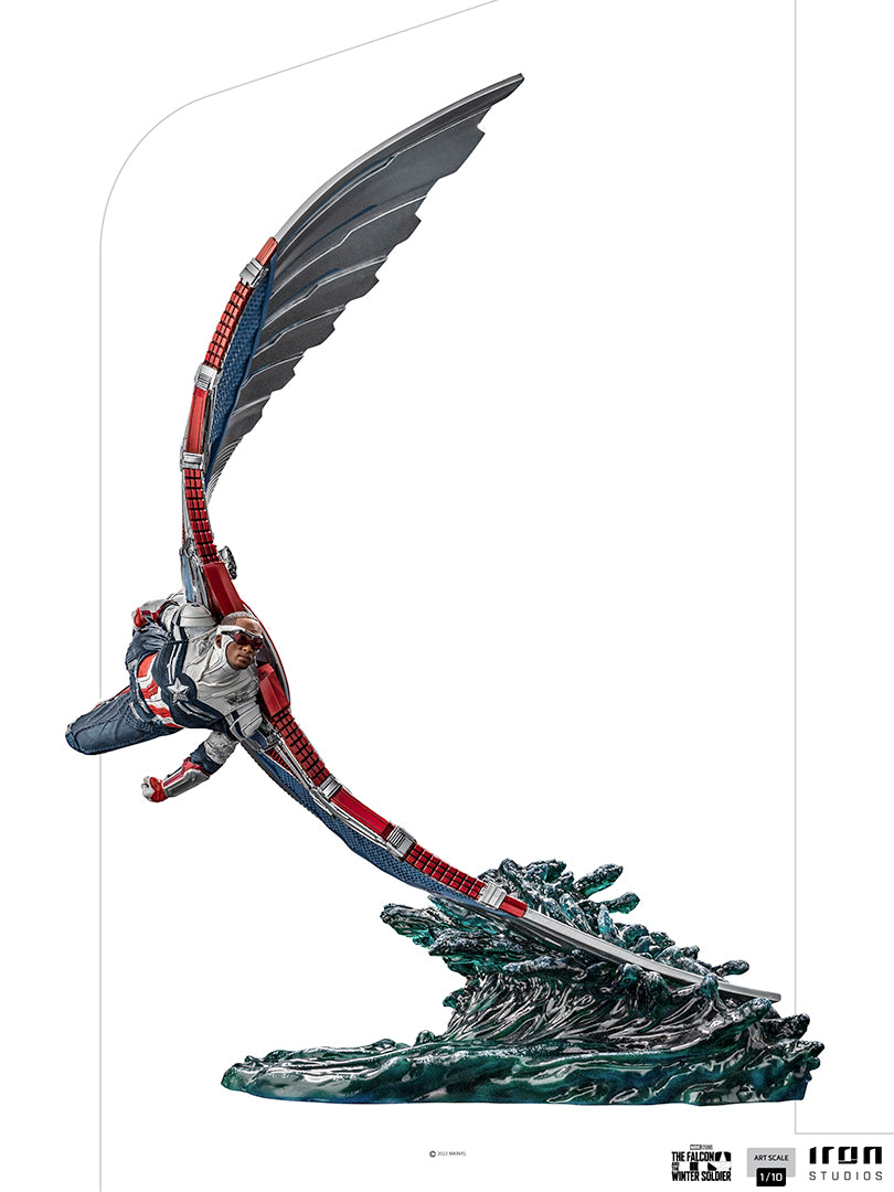 Deluxe Captain America Sam Wilson Statue Inspired by The Falcon and the Winter Soldier