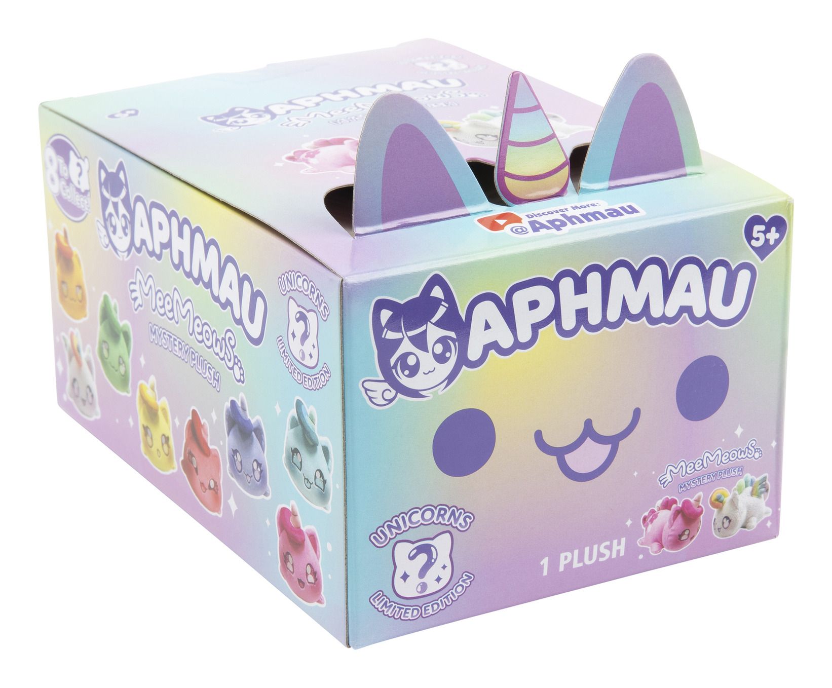 Aphmau Brand Collectible Mystery Meemeow 6 Plush Unicorn Toy for Enthusiasts
