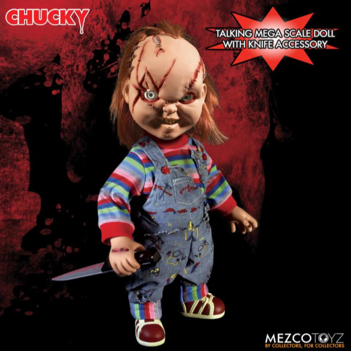 Mezco Designer Series Talking and Scarred Bride of Chucky Homicidal Collectible Doll