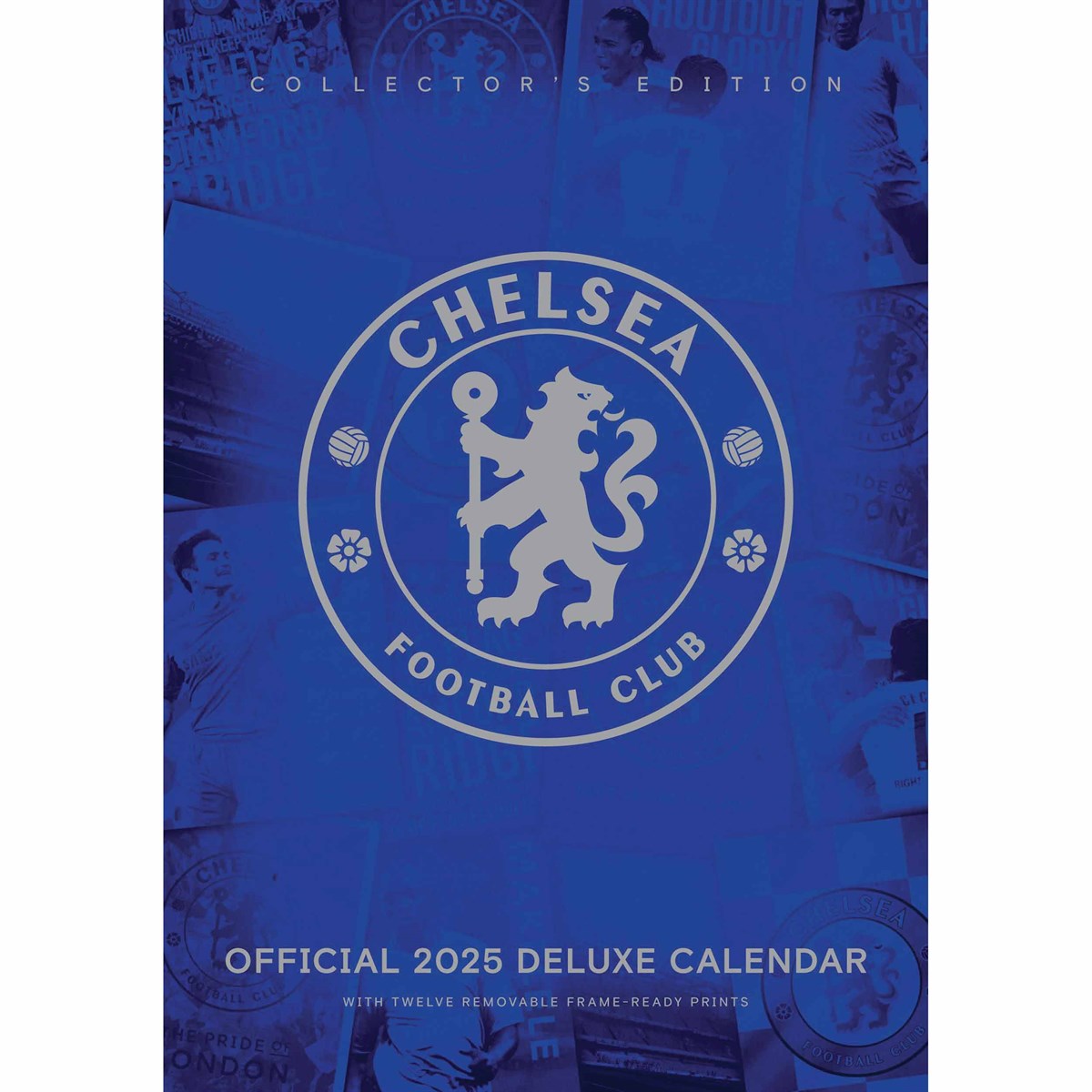 Deluxe 2025 Collectible Calendar for Chelsea Football Club Fans