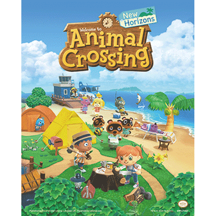 3D Lenticular Print of the Animal Crossing Family