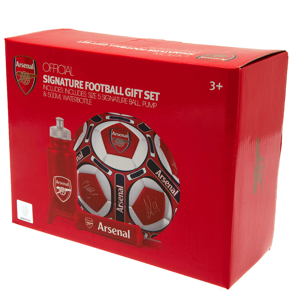 Authentic Arsenal FC Signed Training Equipment Gift Set for Football Enthusiasts