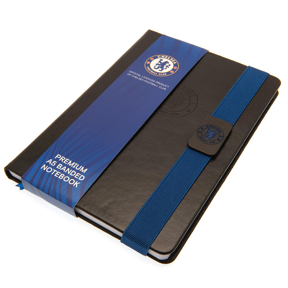 Chelsea Football Club Official A5-Sized Premium Notebook for Fans