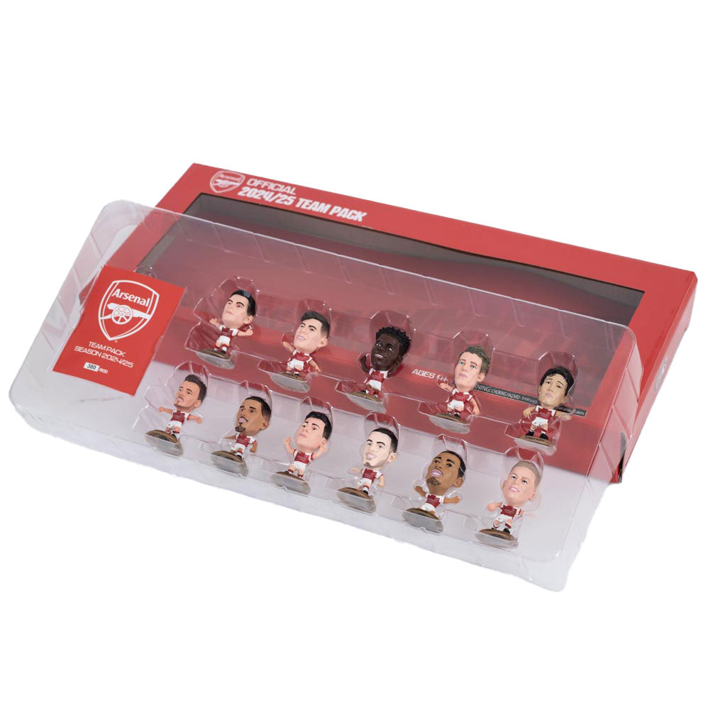 Limited Edition Arsenal FC SoccerStarz Collectible Team Pack for the 2024 - 2025 Season