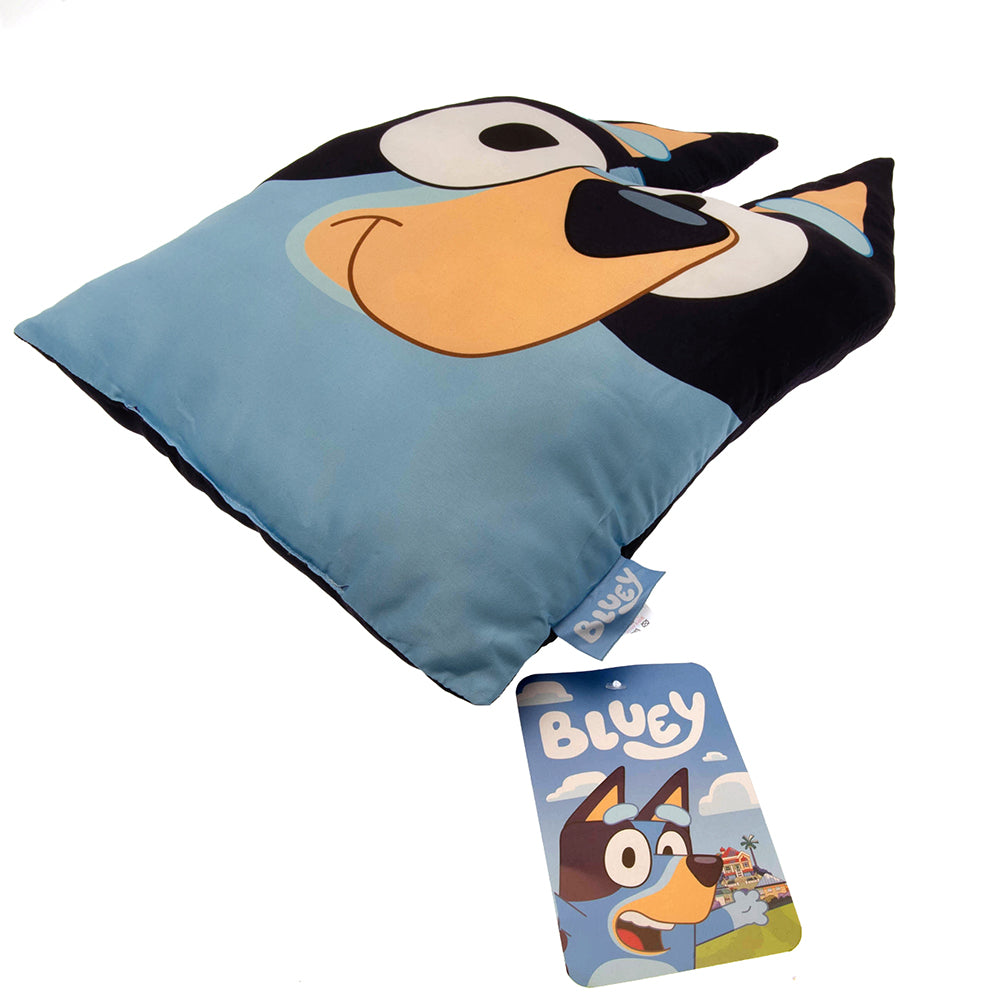 Vibrant Polyester Bluey - Shaped Cushion, Approx 50cm x 35cm
