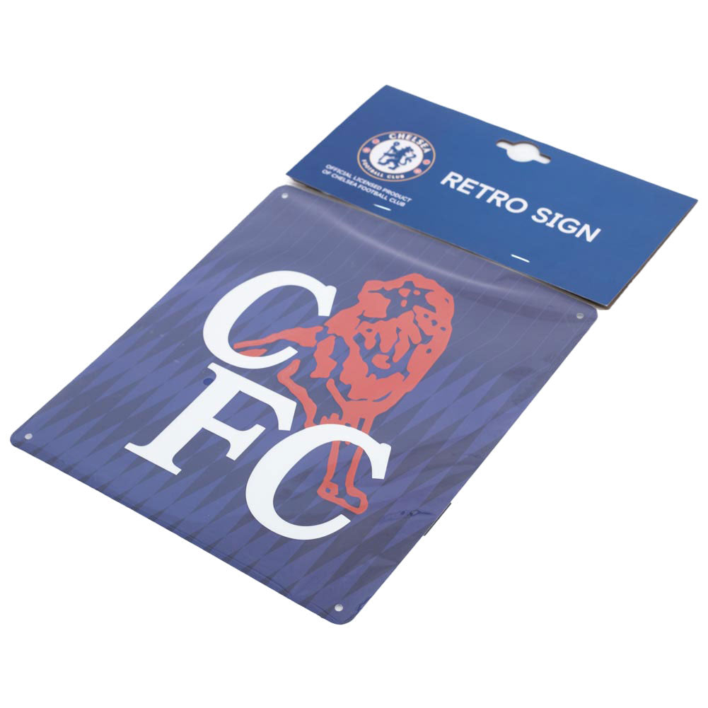 Chelsea Football Club 1990s Retro Wall Decorative Sign