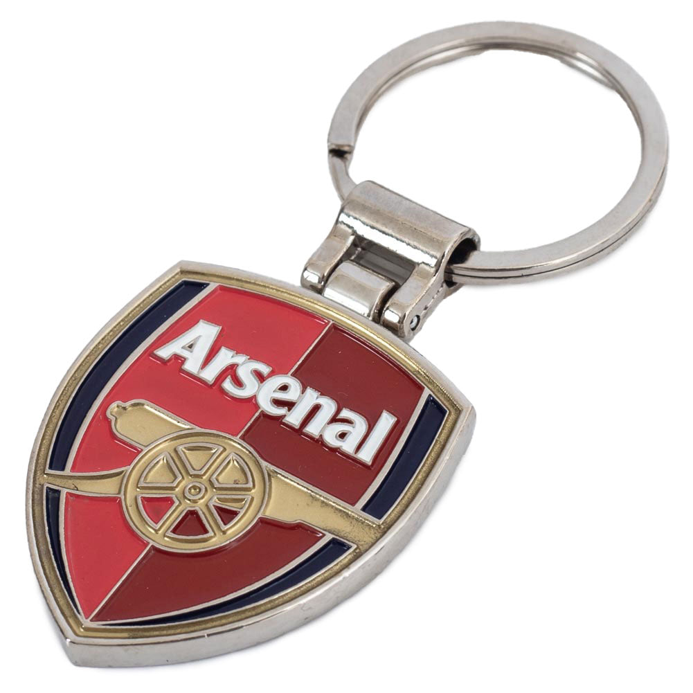 Arsenal Football Club High - end Crest - shaped Keyring for Executive Use