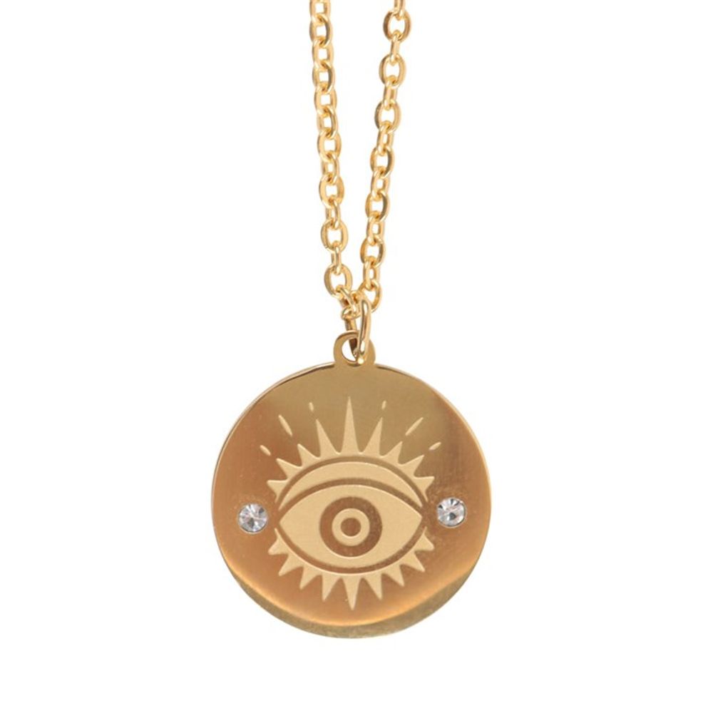 Enchanting All Seeing Eye Necklace and Matching Dish Gift Set