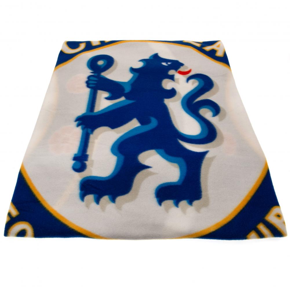 Chelsea Football Club Polyester Fleece Warm Blanket for Cozy Use