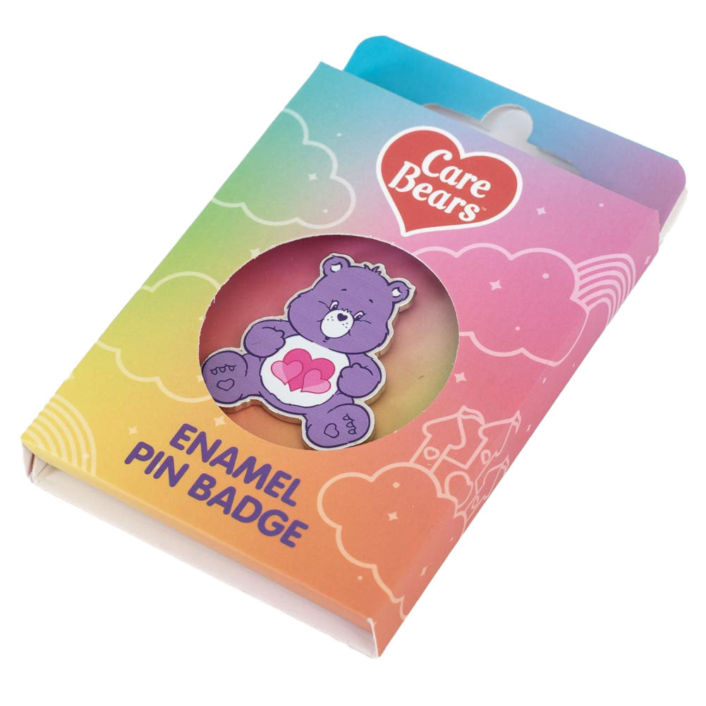 Vibrant Purple Care Bears Harmony Enamel Pin Badge
