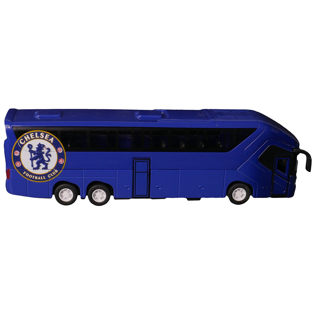Diecast Metal Replica Chelsea FC Team Bus with Functioning Features