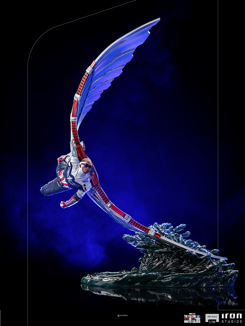 Deluxe Captain America Sam Wilson Statue Inspired by The Falcon and the Winter Soldier