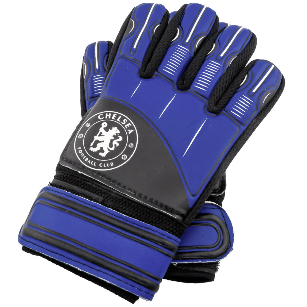 Chelsea Football Club Goalkeeper Gloves for Kids by Size