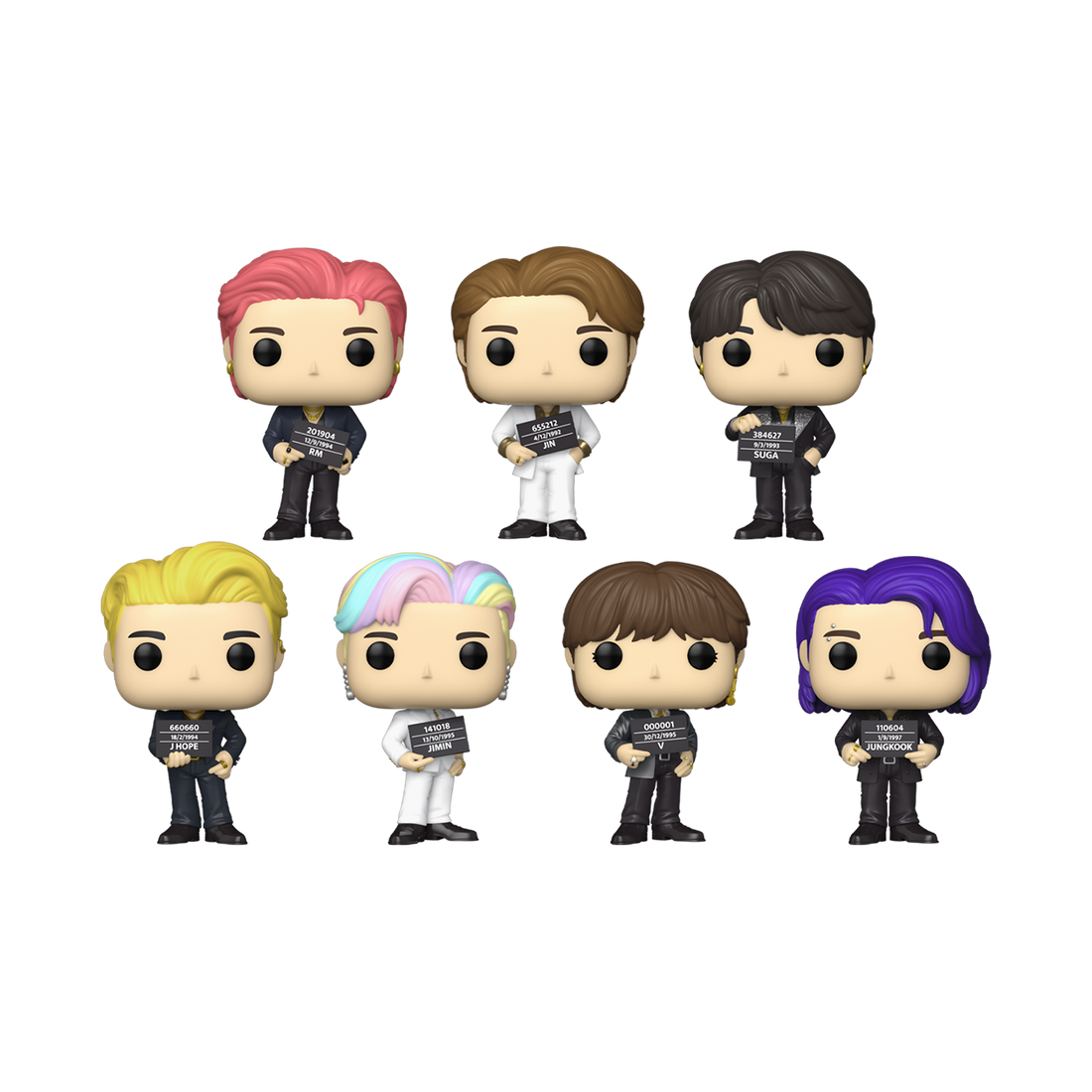 Exclusive BTS Butter 7-Pack Funko Pop! Vinyl Figures