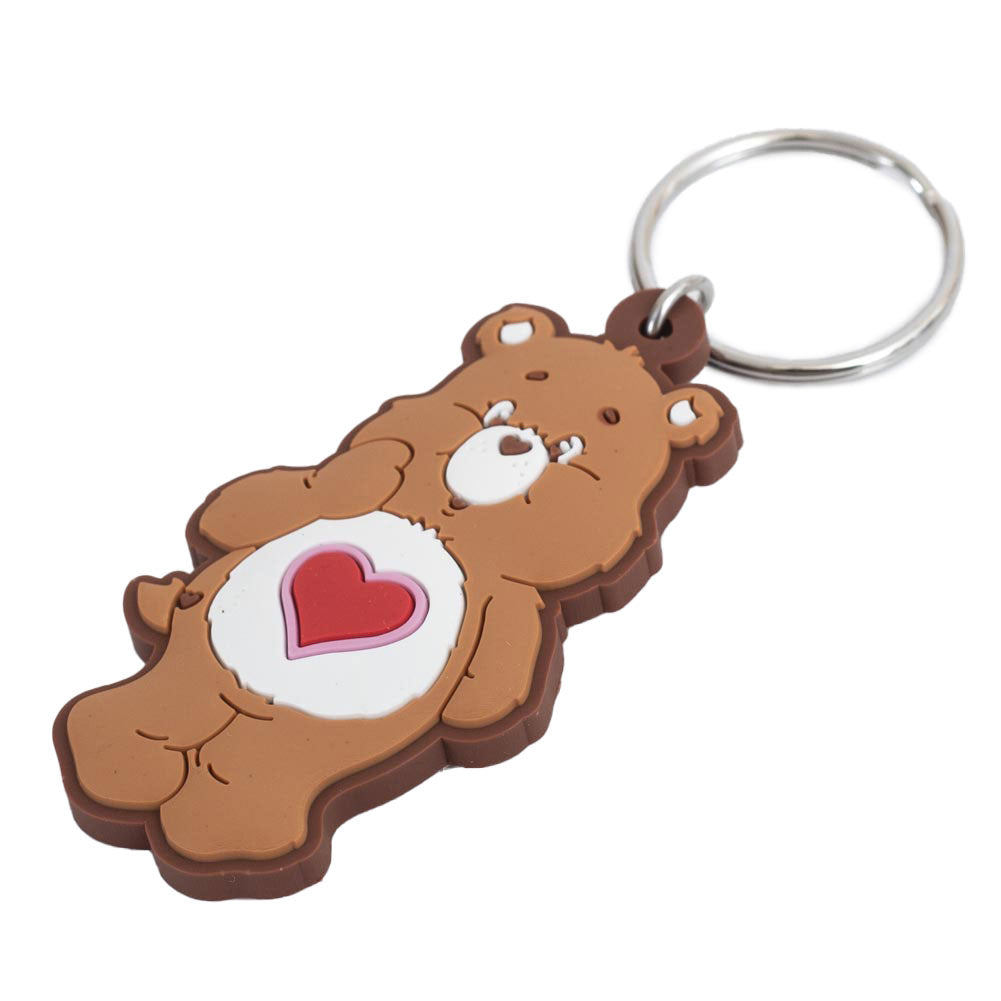 Soft and Durable Care Bears Tenderheart 5mm Thick PVC Keyring