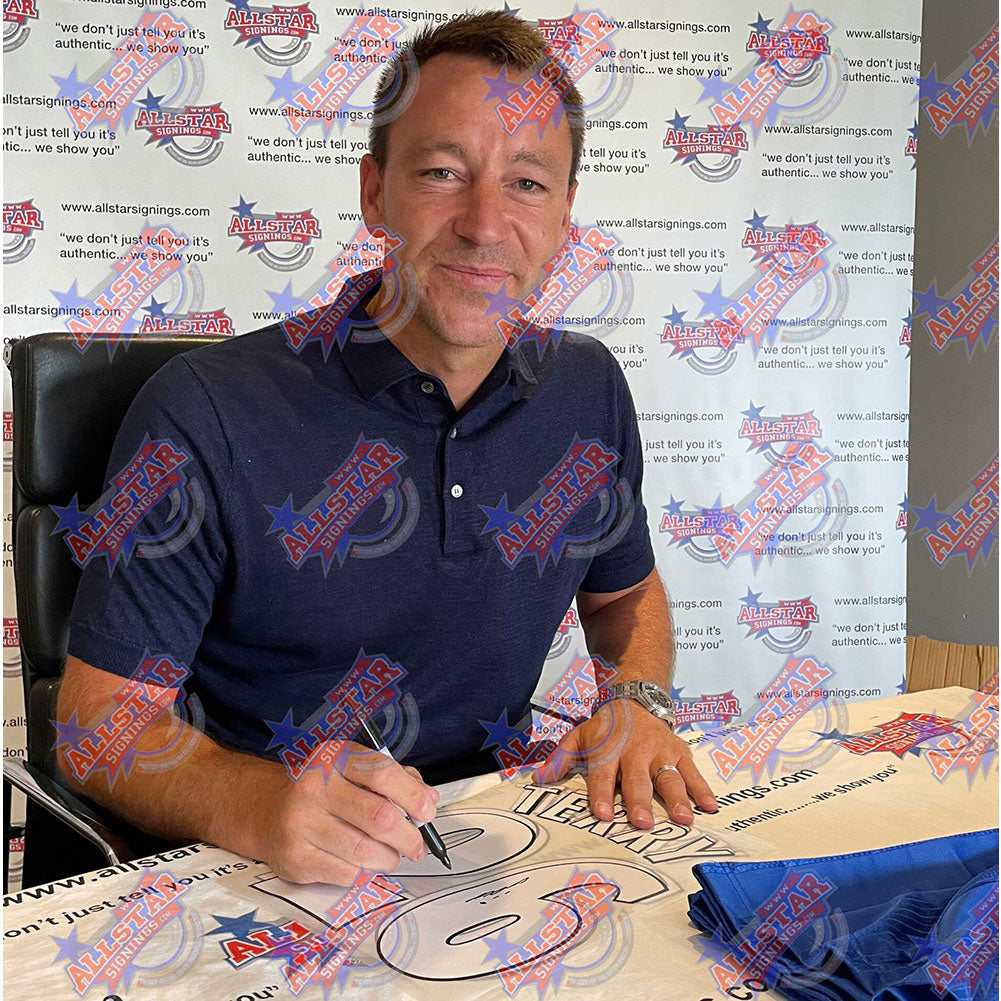 2000 Chelsea FC Replica Shirt Hand-Signed by John Terry in 2021