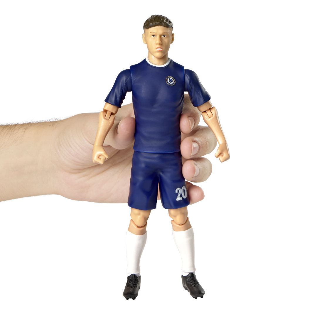 Chelsea Football Player Cole Palmer 8 Detailed Action Figure Collectible Toy