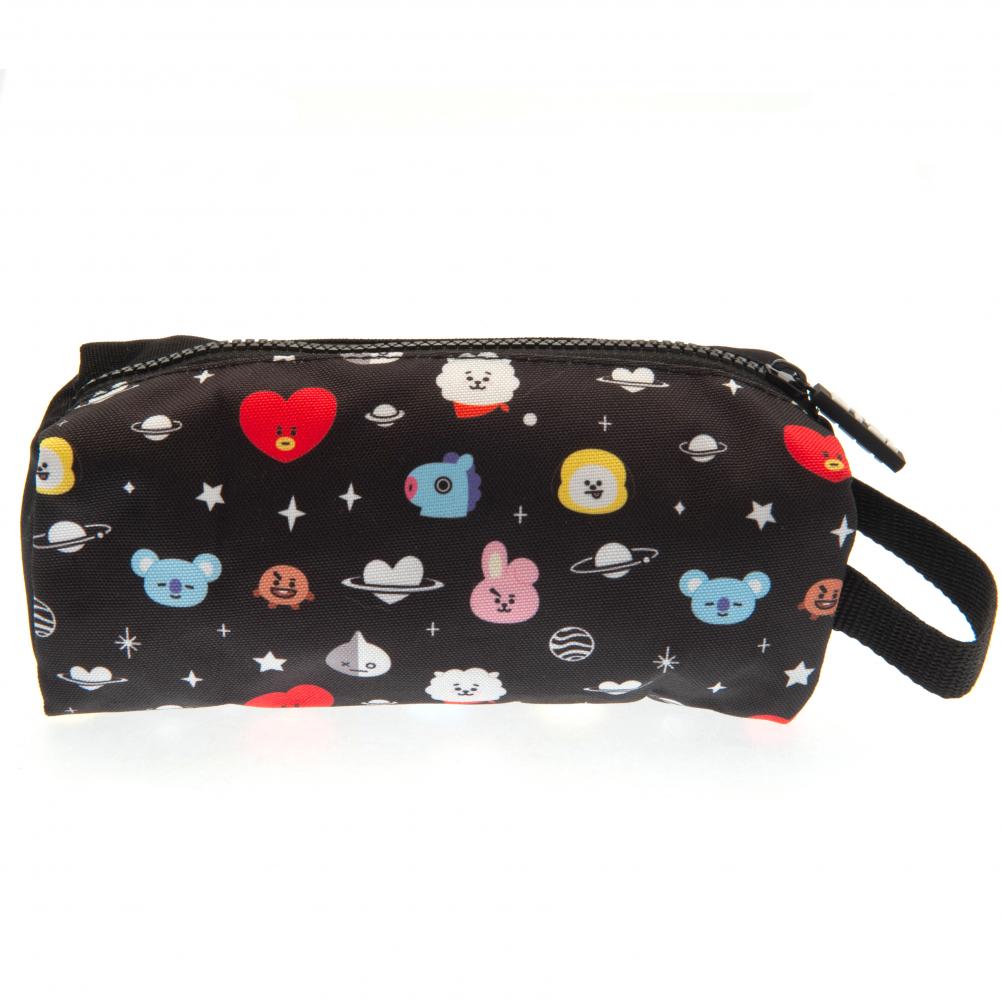 BT21 Character-Themed Zipped Pencil Case for Home and School