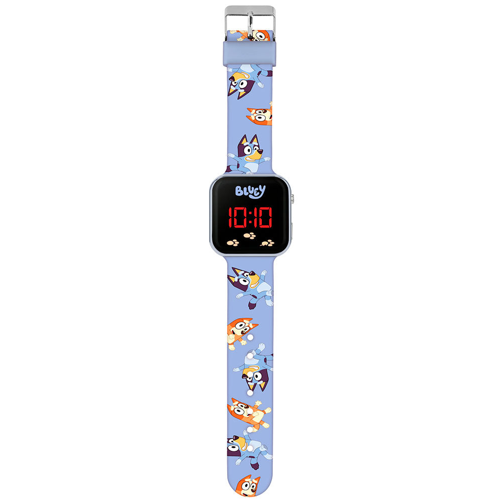 Bluey-themed Junior LED Digital Watch with Printed Silicone Strap