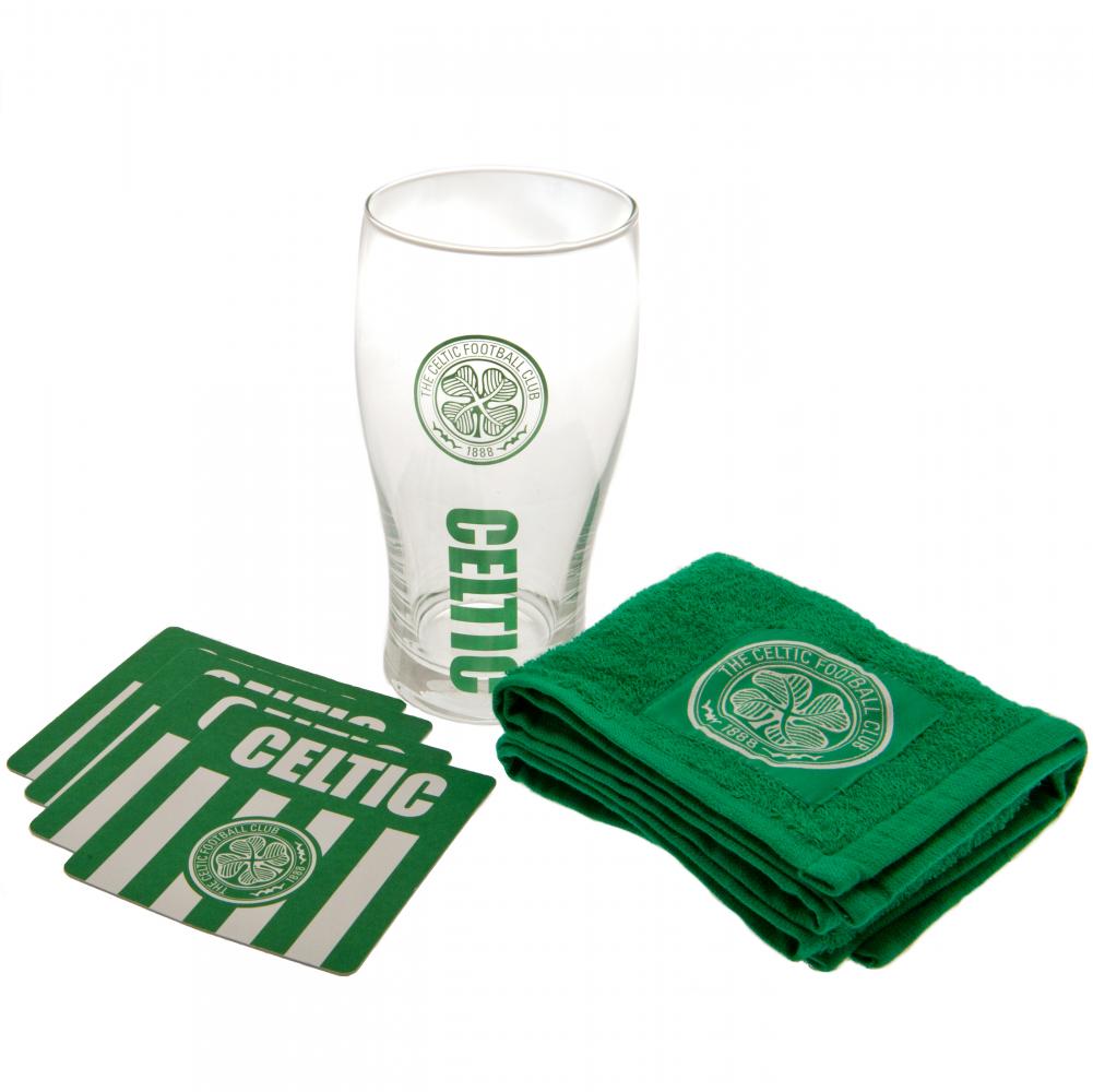 Celtic FC Miniature Bar Set with Club - Inspired Glasses and Accessories