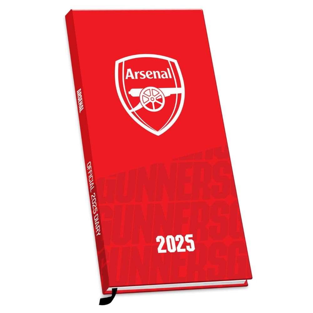 2025 Arsenal Football Club Slim Weekly View Diary
