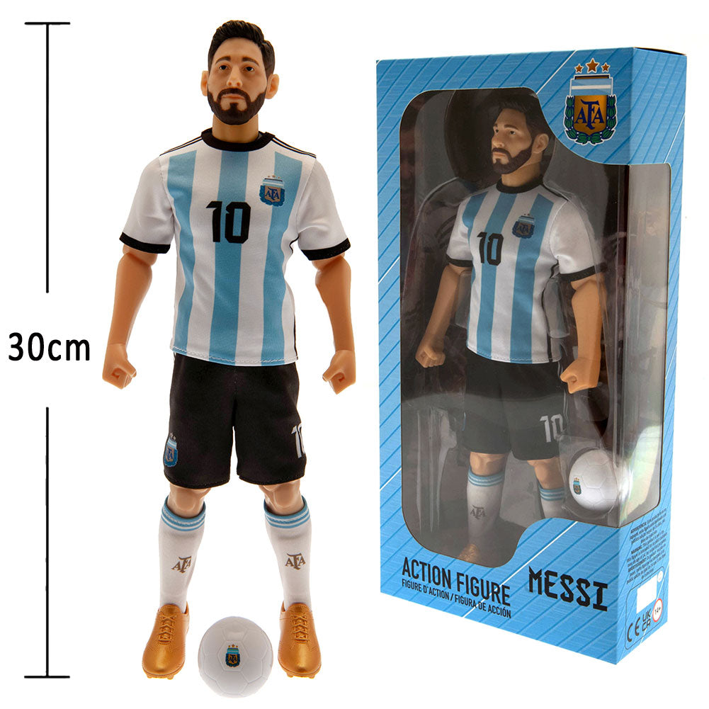 6 - inch Argentina Lionel Messi 10 - Numbered Action Figure with Football