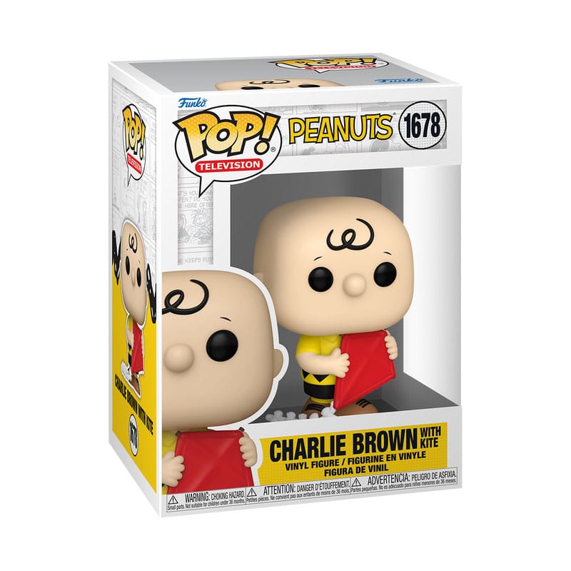 Adorable Charlie Brown Funko POP! Vinyl Figure Flying a Kite from Peanuts