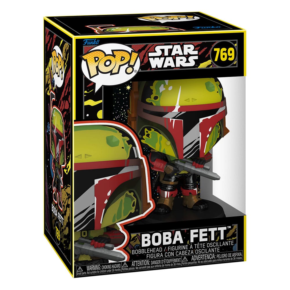 Retro-style Boba Fett Star Wars Collectible Funko POP! Vinyl Figure