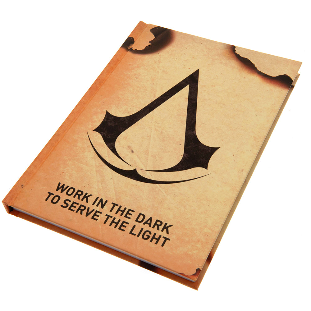 Premium Assassin's Creed-themed Hardcover A5 Notebook for Writing