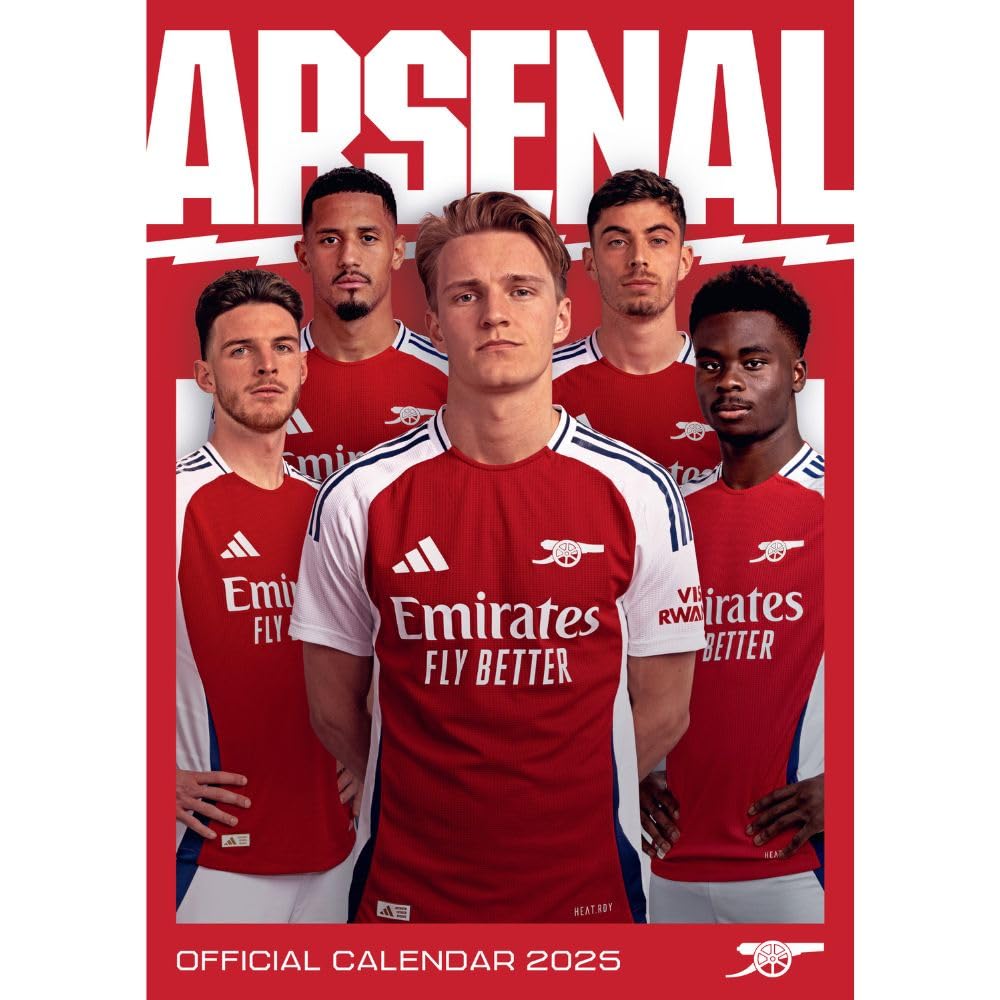 2025 Arsenal FC High - Quality A3 Wall Calendar