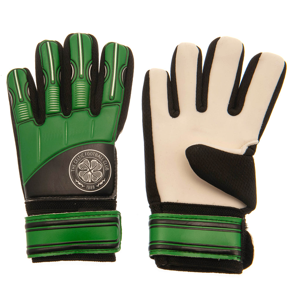 Celtic Football Club Delta Style Goalkeeper Gloves for Kids