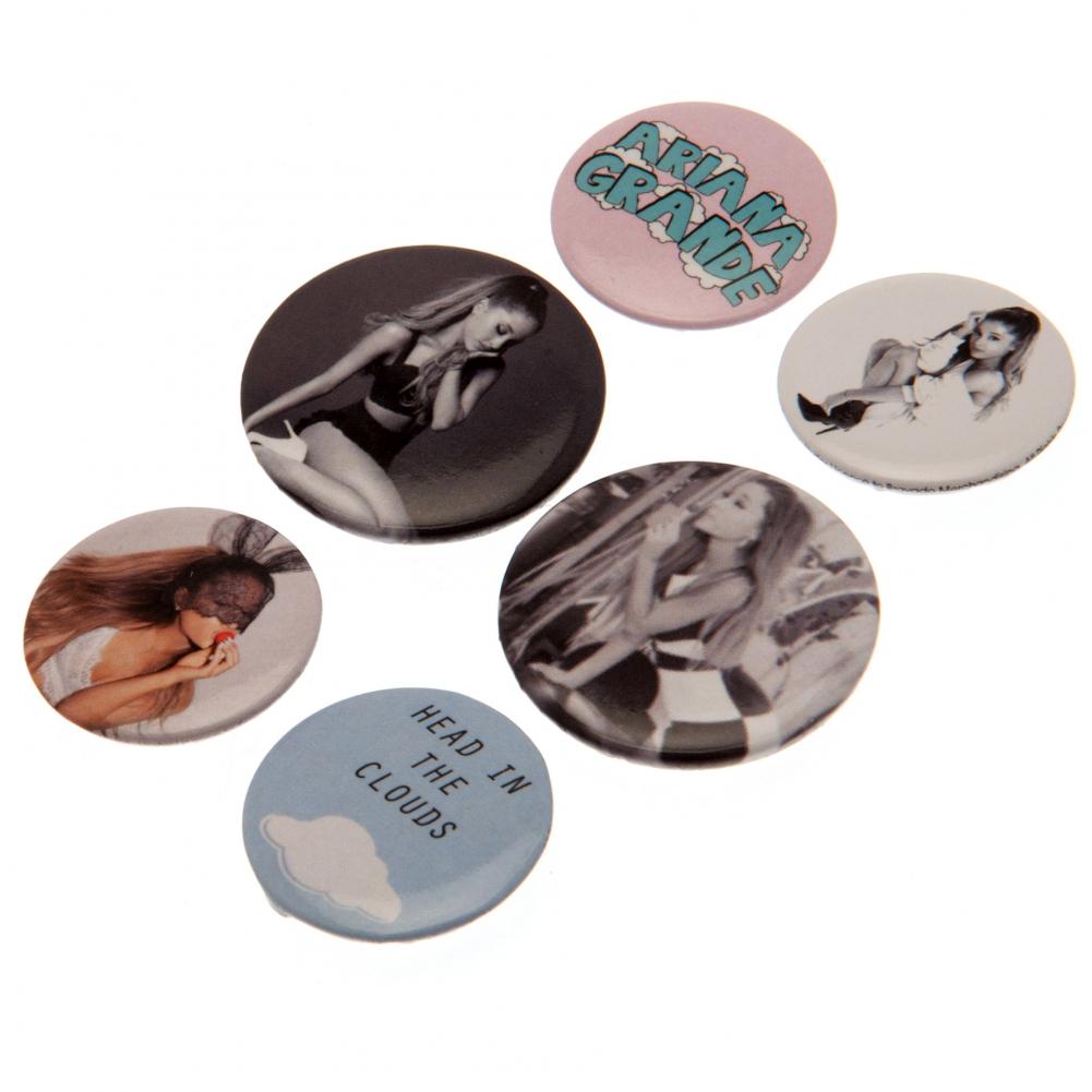 Ariana Grande Assorted Size Button Badge Set with Eye - catching Designs