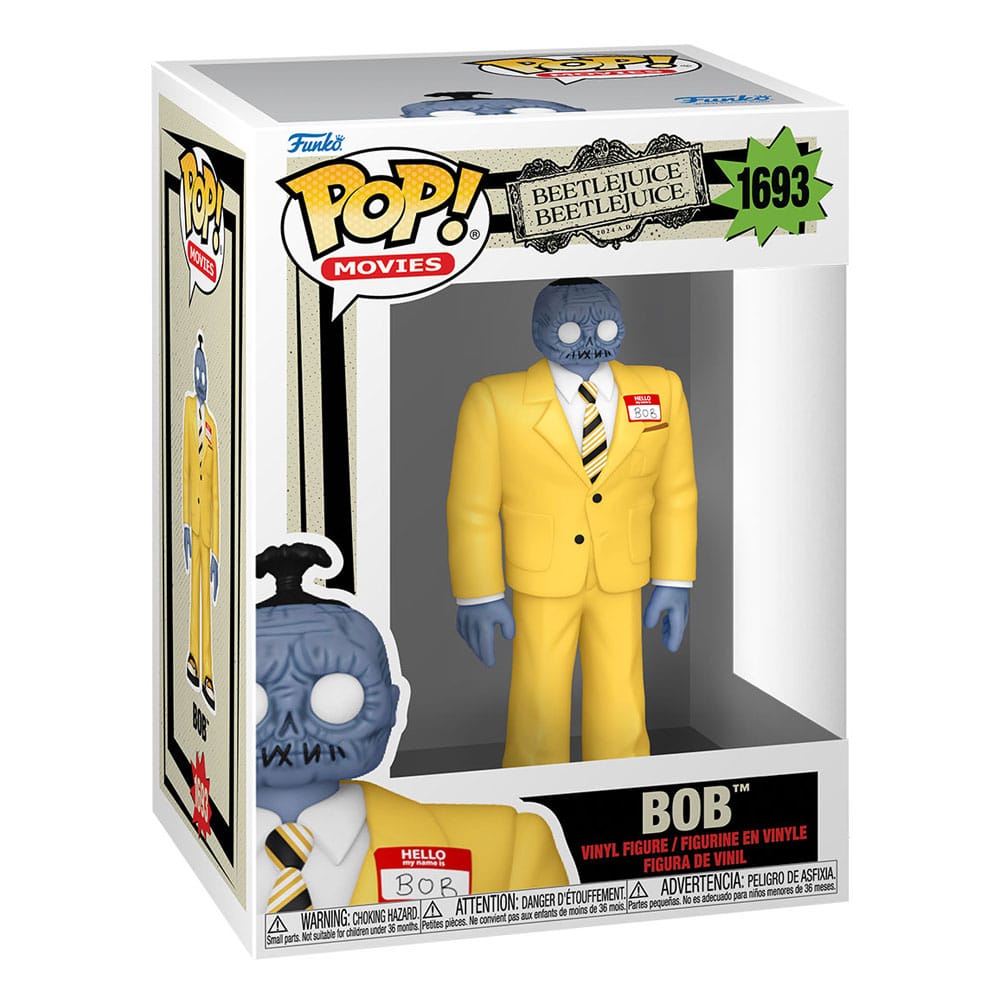 Bob Beetlejuice Collectible Funko POP! Vinyl Action Figure for Movie Fans