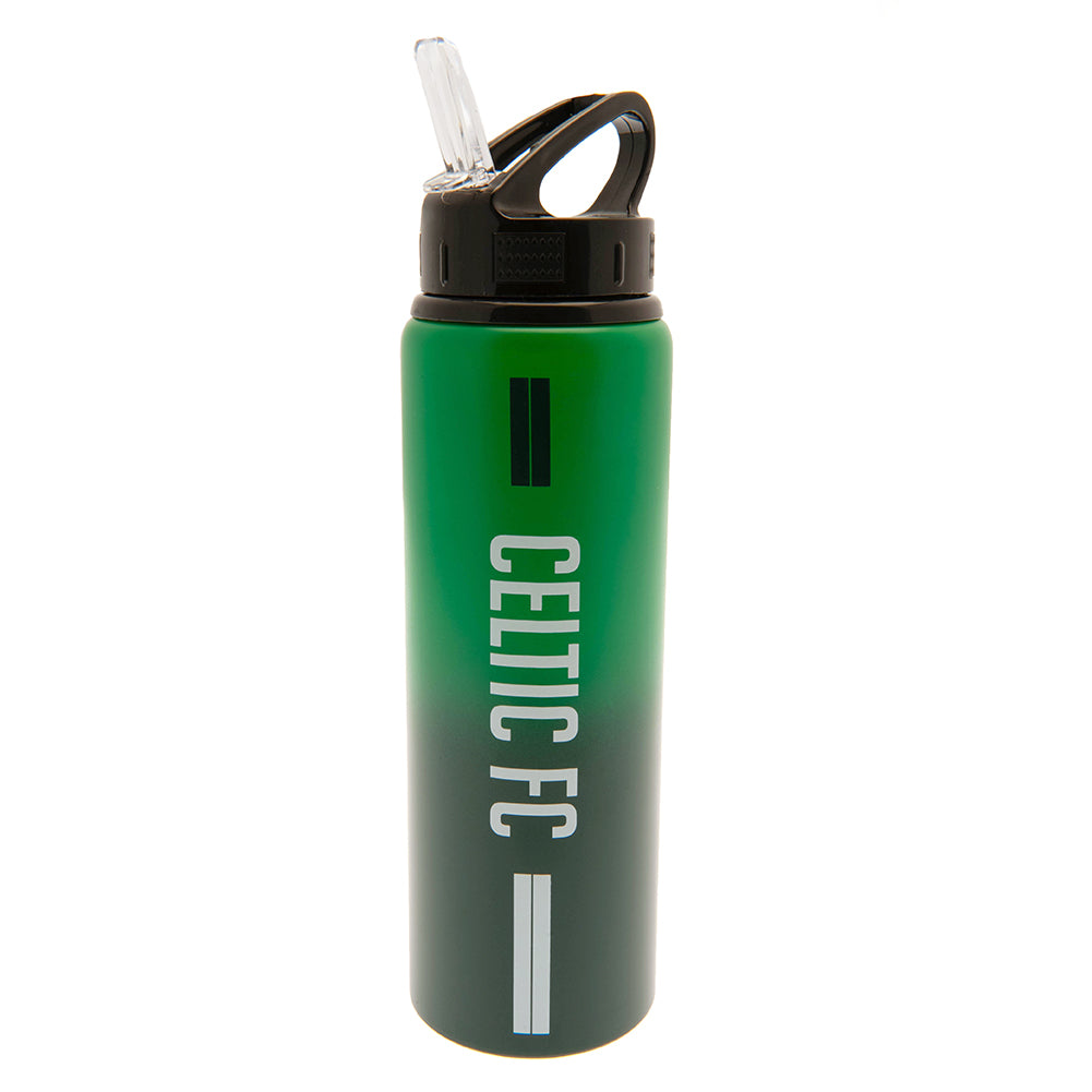 Aluminium Celtic FC Drinks Bottle with Vibrant Stripe Design