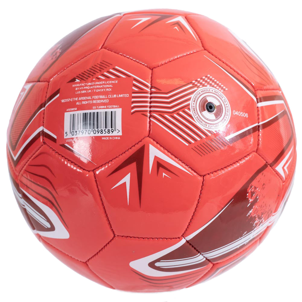 High - Quality Arsenal FC Turbine PVC Football for Everyday Use