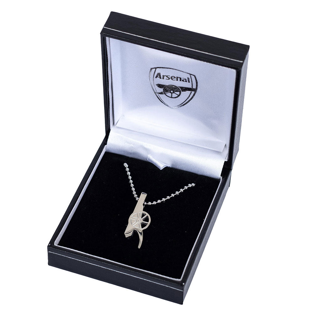 Arsenal Football Club Stainless Steel Cannon-shaped Pendant with Ball Chain Jewelry