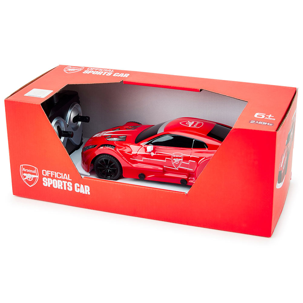 1:24 Scale Radio - Controlled Arsenal Football Club Stylish Sportscar Toy