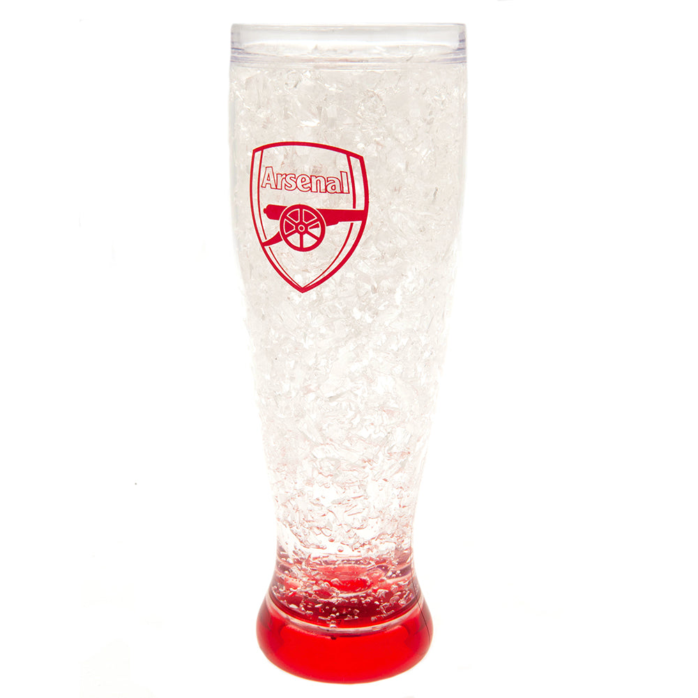 Arsenal Football Club Slim Double - Walled Gel - Filled Freezer Mug with Frosted Effect