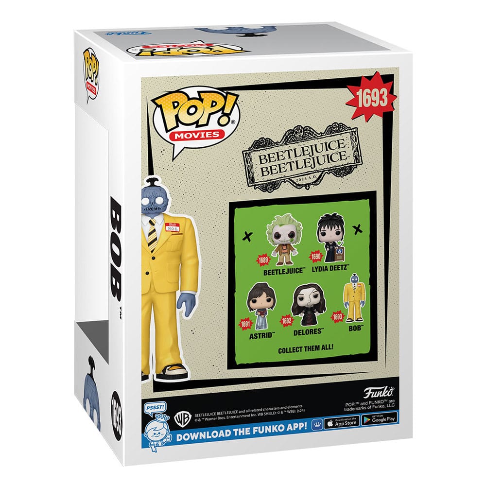 Bob Beetlejuice Collectible Funko POP! Vinyl Action Figure for Movie Fans