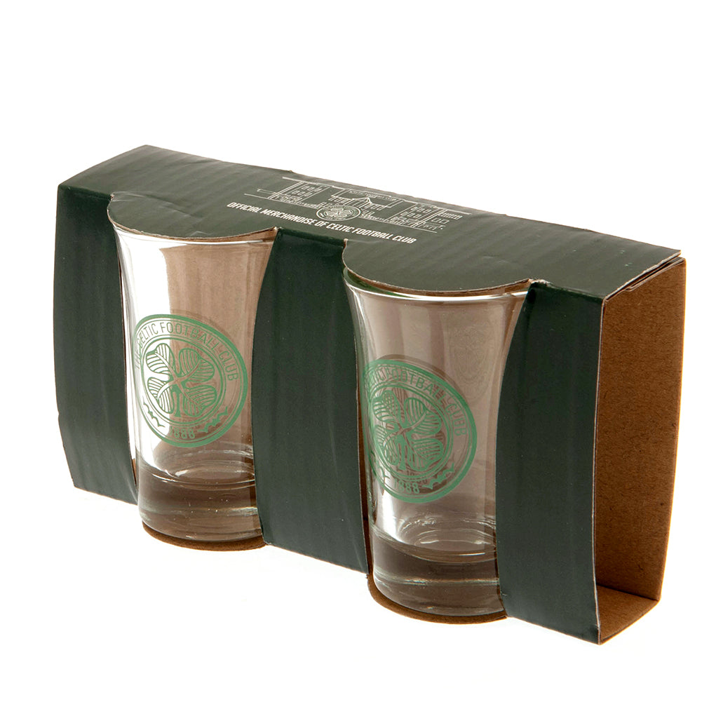 2-Pack Celtic FC Full-Color Club Crest Shot Glass Set