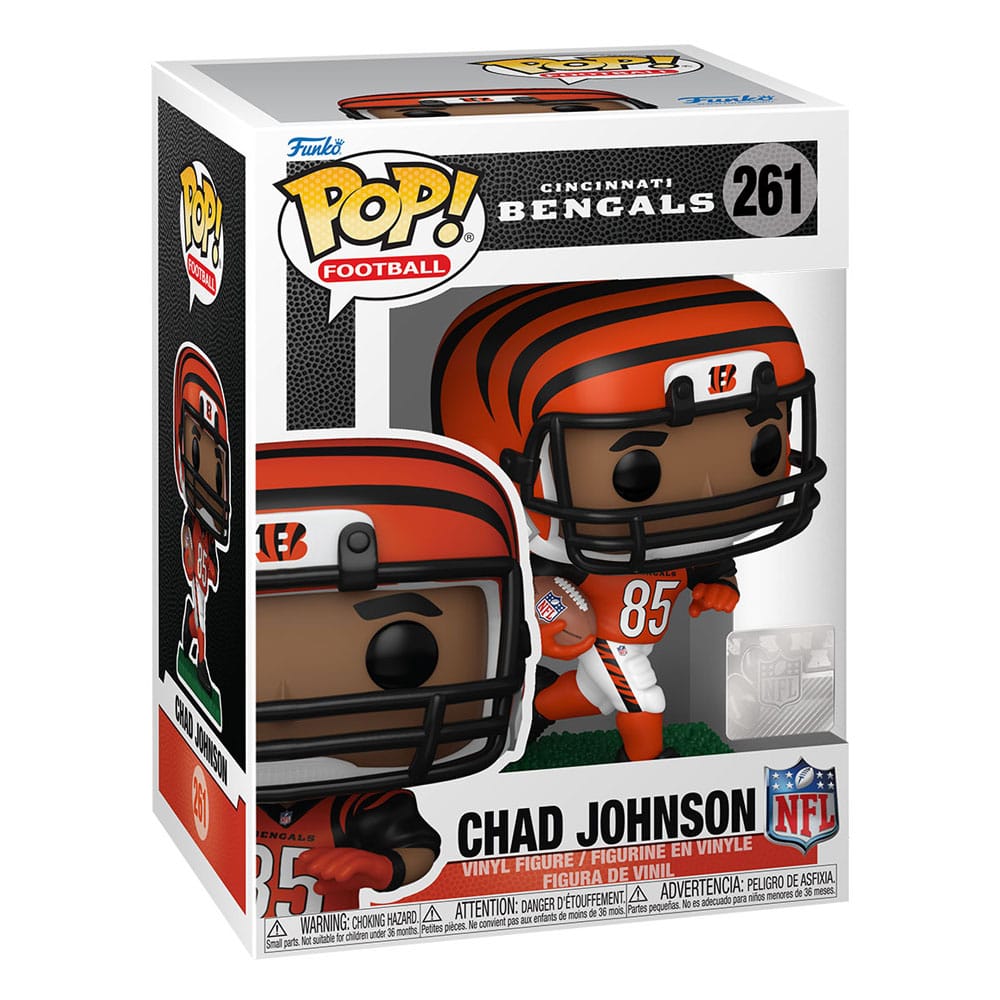 Collectible Chad Johnson NFL Cincinnati Bengals Funko POP! Vinyl Action Figure for Football Fans