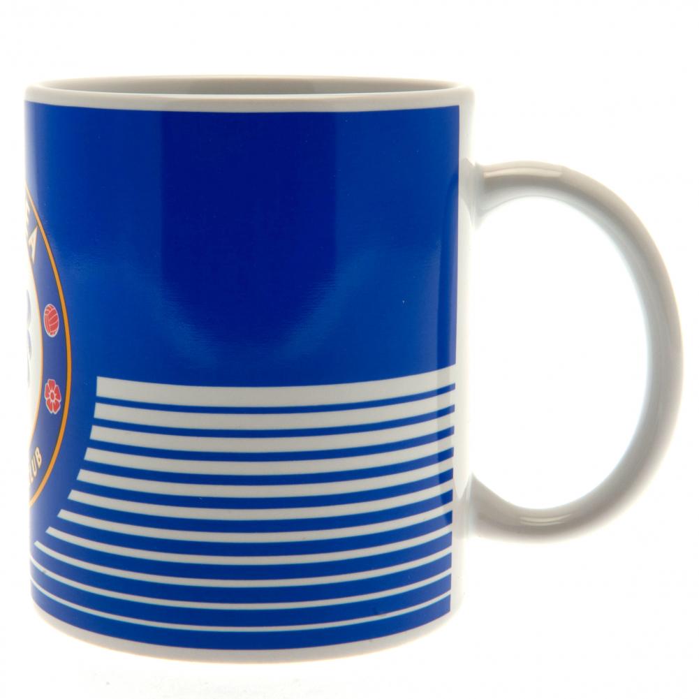 Chelsea FC Everyday Linea Ceramic Coffee Mug with Club Crest