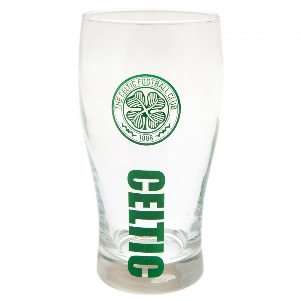 Celtic Football Club Branded Tulip-Style Pint Drinking Glass