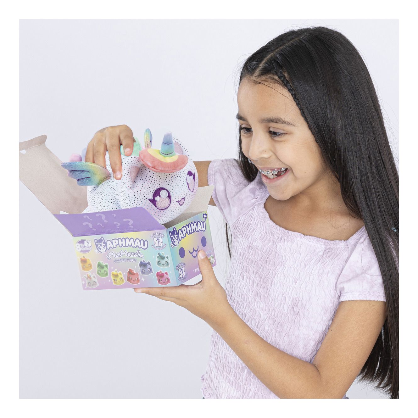 Aphmau Brand Collectible Mystery Meemeow 6 Plush Unicorn Toy for Enthusiasts