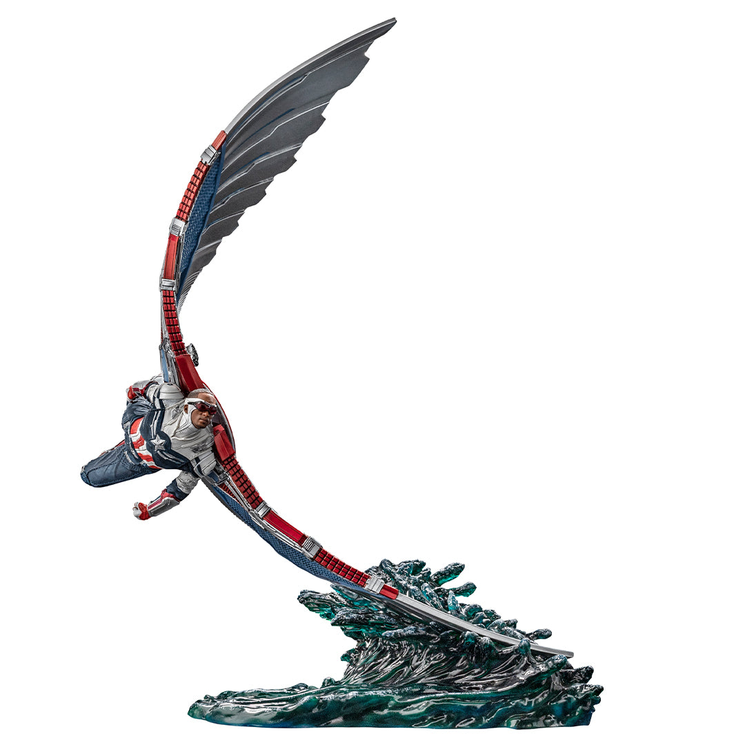Deluxe Captain America Sam Wilson Statue Inspired by The Falcon and the Winter Soldier
