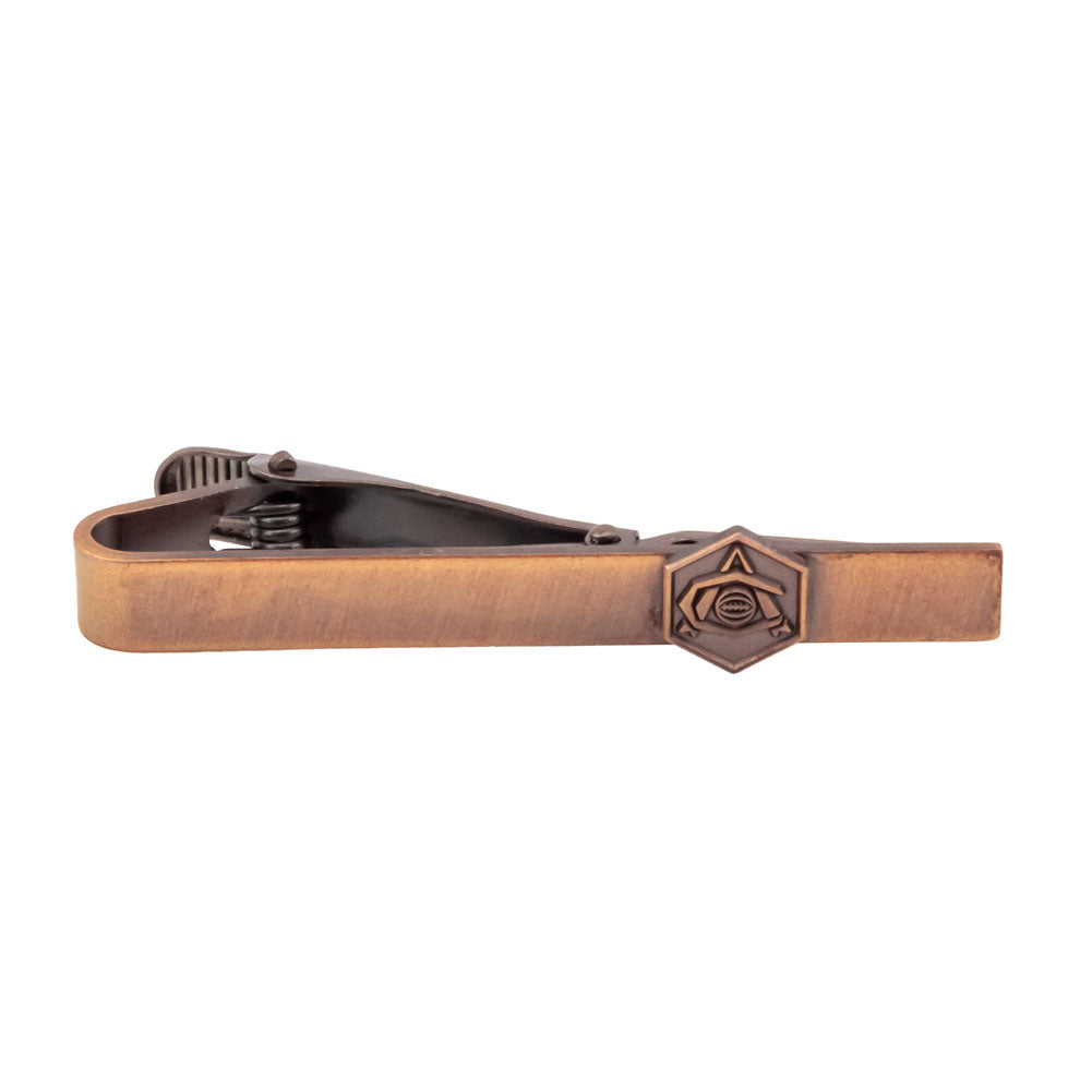 Antique Gold Heritage Style Arsenal FC Tie Slide with Crest