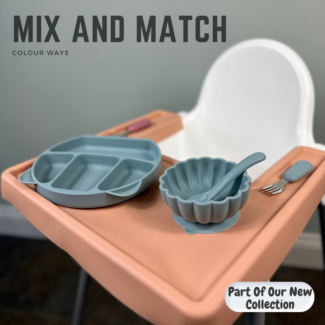 BPA-Free Silicone Full-Cover Baby Mat Tray for IKEA ANTILOP High Chair, Dishwasher-Safe
